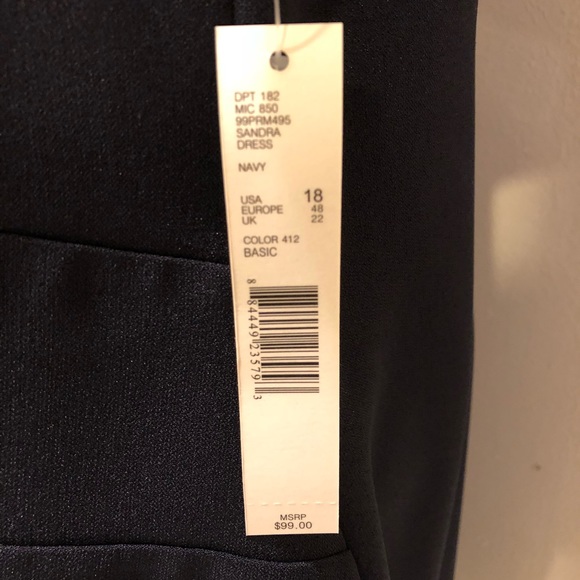 Preston & York - Deep Navy Blue dress - Picture 5 of 6